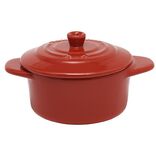 Mini cocotte ronde rouge