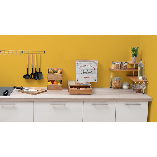 Casier en bambou superposable 1 case 15xP20xH25cm