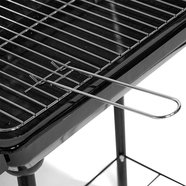 Barbecue &agrave; charbon Tucson m&eacute;tal noir