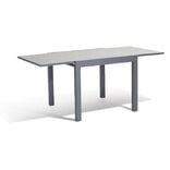 Table extensible Oslow gris ardoise 4 &agrave; 8 personnes