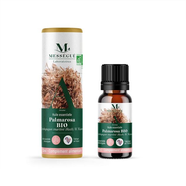 Huile essentielle palmarosa bio Mess&eacute;gu&eacute; 10ml