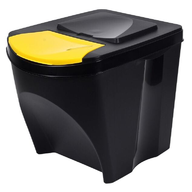 Lot de 3 poubelles de tri 25L