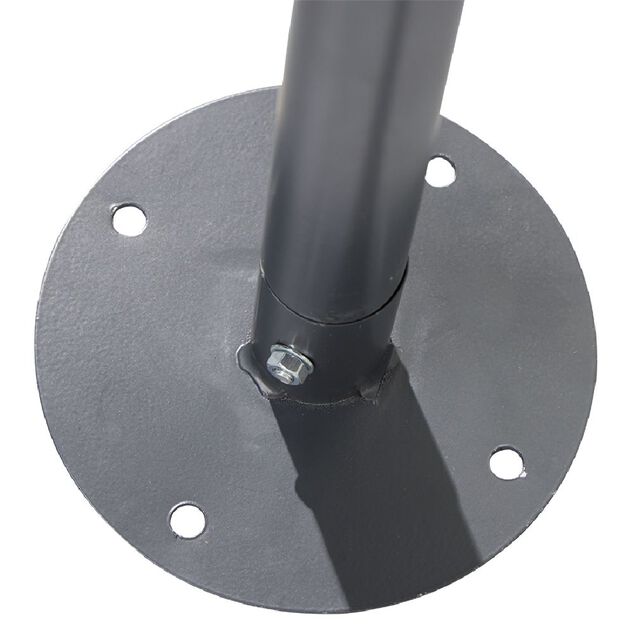 Tonnelle adoss&eacute;e Guethary gris et beige UPF50+ 298x298xH250cm 9m&sup2;