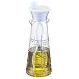 Mélangeur à vinaigrette blanc transparent