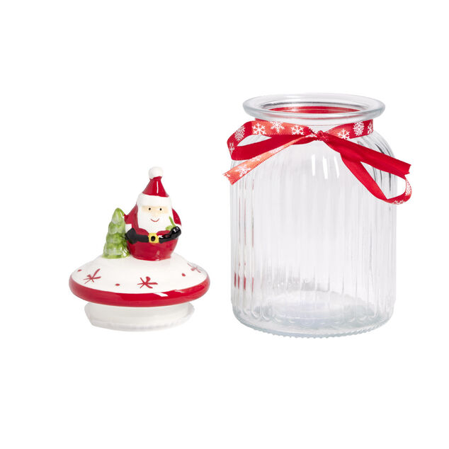 Bonbonnière Noël en verre 1L (3 modèles)