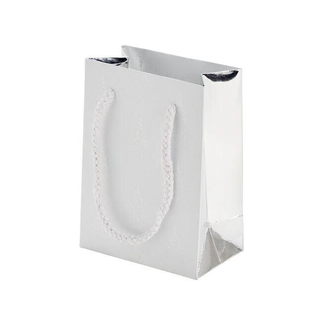 Sac cadeau Noël boréal 11x9,5xH14,5cm (2 modèles)