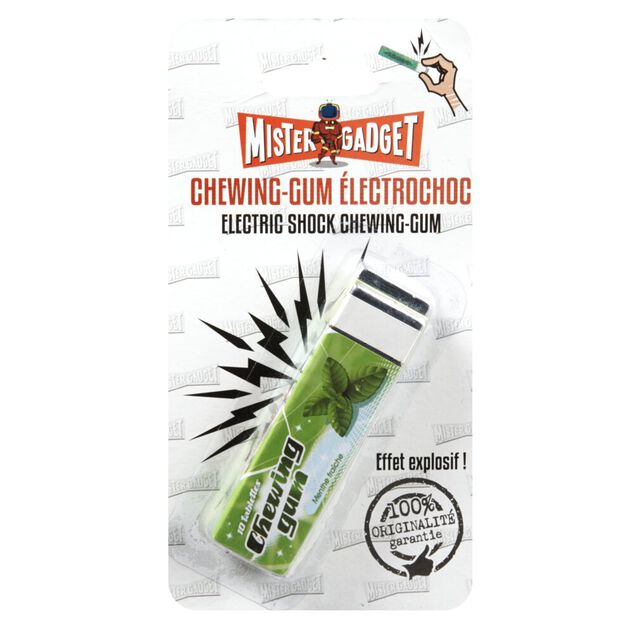 Chewing gum &eacute;lectrochoc humoristique (2 mod&egrave;les)