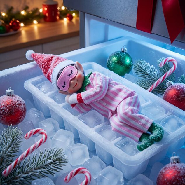 D&eacute;guisement pour lutin farceur de No&euml;l 3 pi&egrave;ces (2 mod&egrave;les)