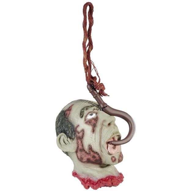T&ecirc;te coup&eacute;e Halloween &agrave; suspendre
