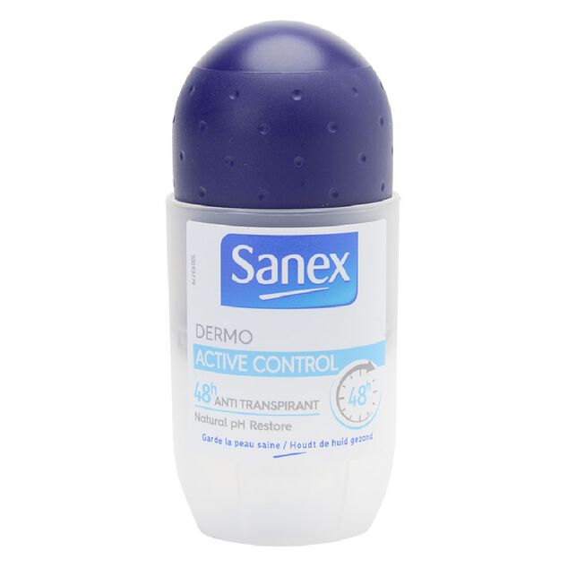 D&eacute;odorant roll-on dermo active control Sanex 55 ML