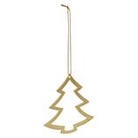 Décoration en métal doré à suspendre