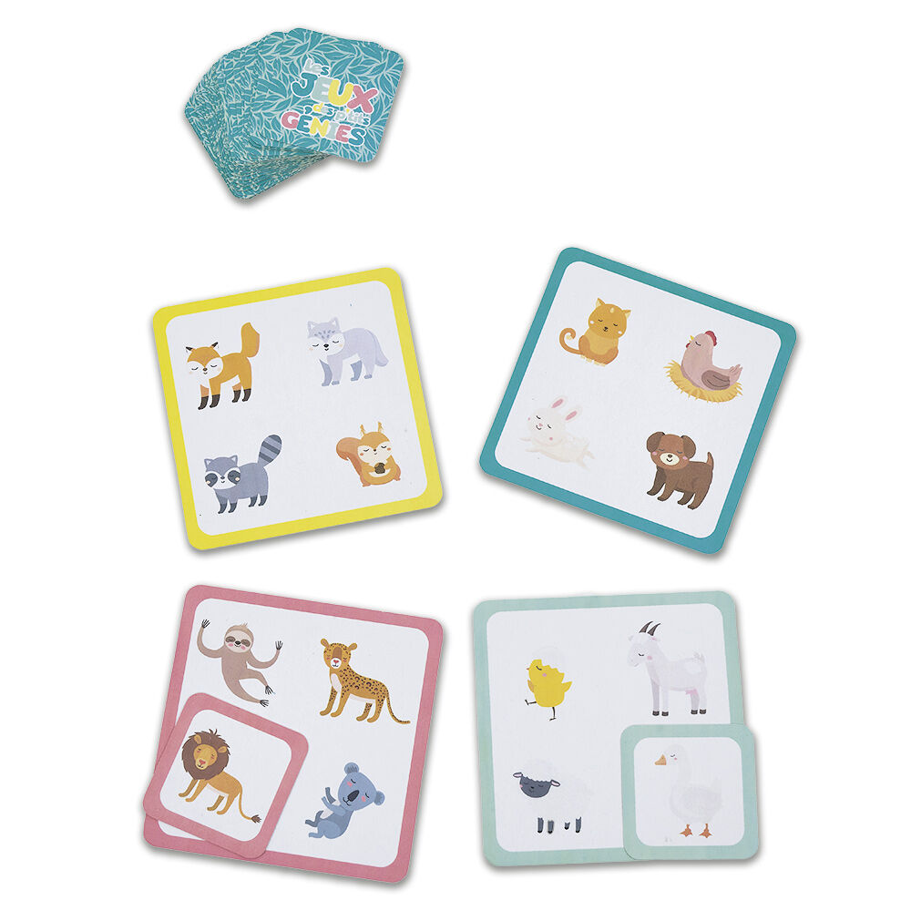 Les jeux des Petits Génies 4 plateaux en bois | GIFI