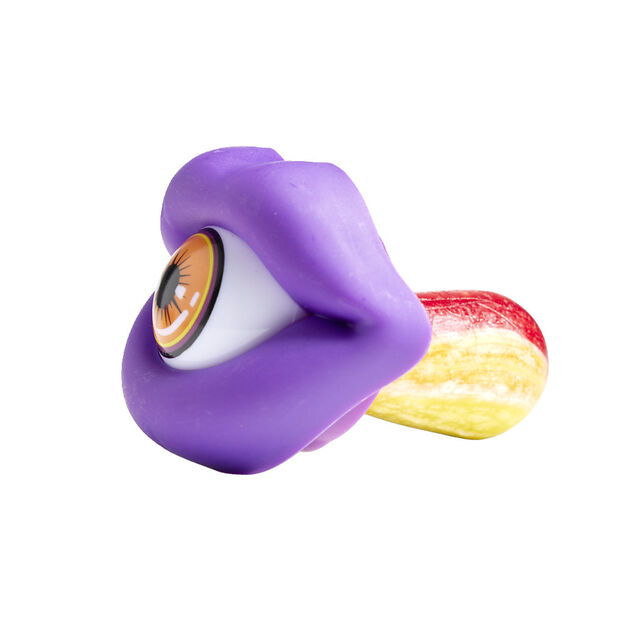 Bonbon Halloween sucette tétine B Pop avec dents ou oeil