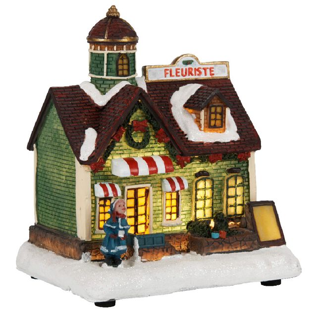 Maison lumineuse miniature 2 LED