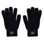 Paire de gants thermiques tactiles noirs pour homme ou femme