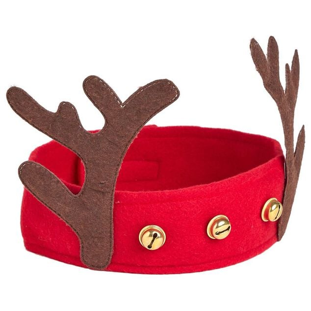 Bandeau renne de Noël avec grelots