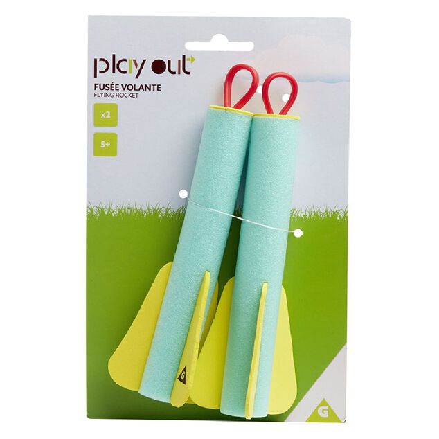 Fusée volante à lancer x2 - Ø6,6xL17,5cm