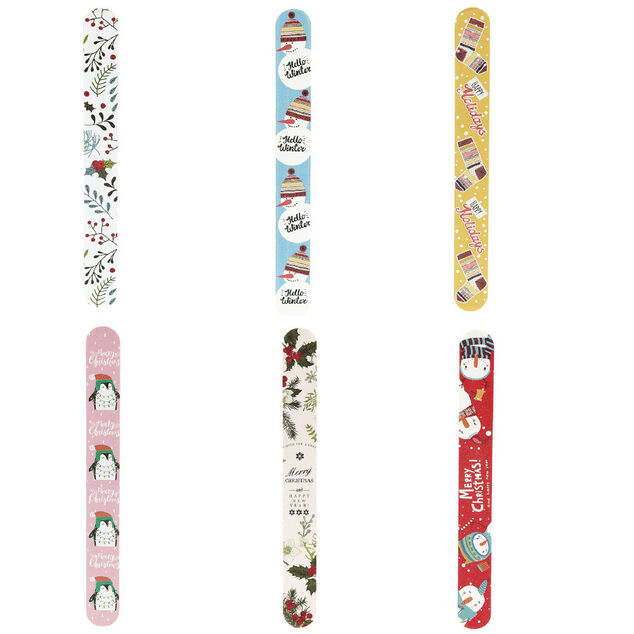 Lime &agrave; ongles motifs No&euml;l