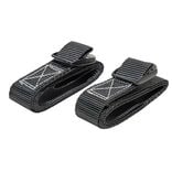 Lot de 2 sangles noires 120cm