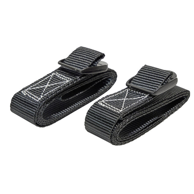 Lot de 2 sangles noires 120cm
