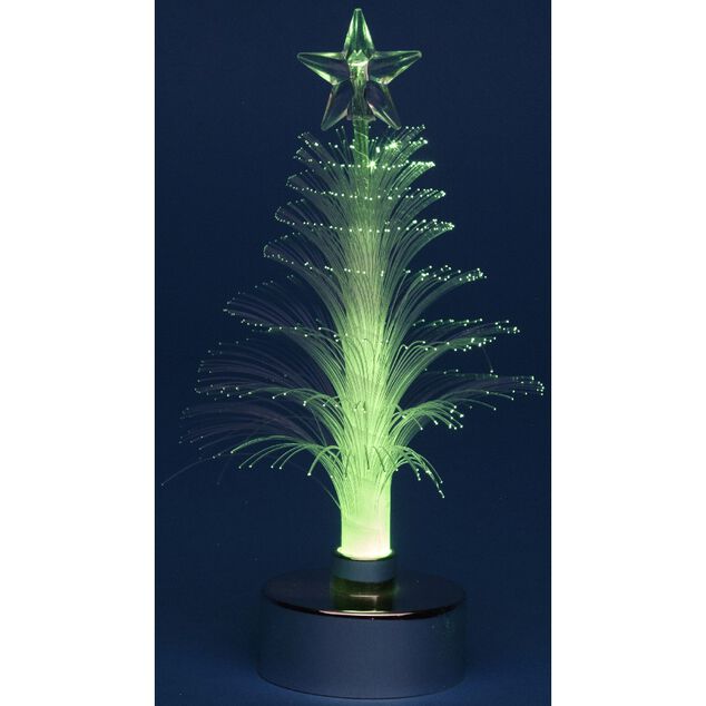Sapin lumineux fibre optique multicolore