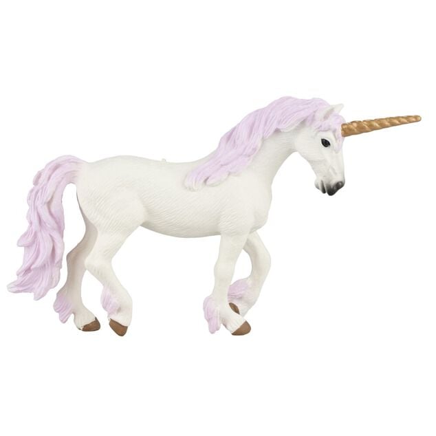 Figurine licorne ou griffon cr&eacute;ature fantastique blanc 14x4,5xH10cm (2 mod&egrave;les)