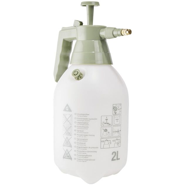 Pulv&eacute;risateur plastique gradu&eacute; 2L