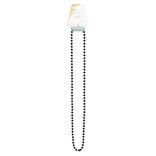 Collier perle blanc ou noir L84cm