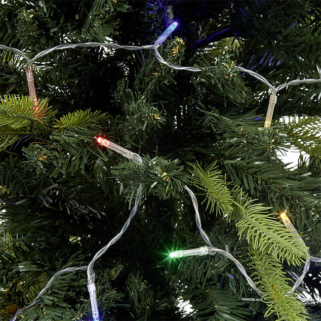 Guirlande électrique Noël intérieur 10LED multicolores 1m