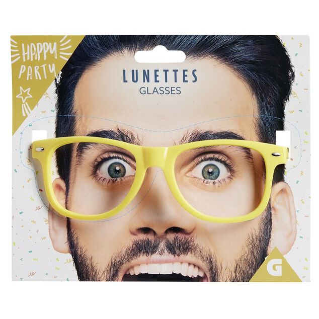Lunettes sans verre fluo (4 mod&egrave;les)