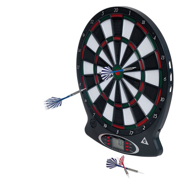 Jeu de fl&eacute;chette &eacute;lectronique &agrave; poser ou suspendre 37,8xH43cm 7 pi&egrave;ces