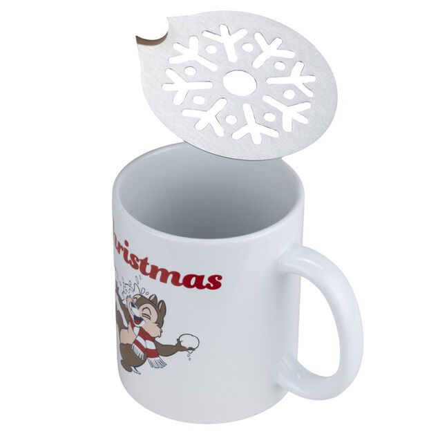 Mug Disney Tic et Tac avec pochoir Barista 33cl