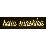 Néon LED Hello sunshine blanc 50x10cm