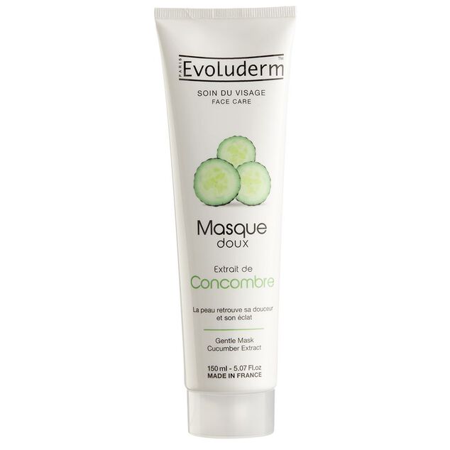 Masque visage Evoluderm concombre 150 ml