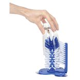 Brosse &agrave; ventouse pour bouteille et verre