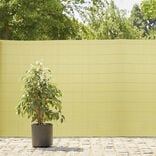 Canisse double face occultation mod&eacute;r&eacute;e PVC beige 300xH100cm