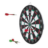 Jeu de fl&eacute;chettes r&eacute;versible  &Oslash;38cm 7 pi&egrave;ces