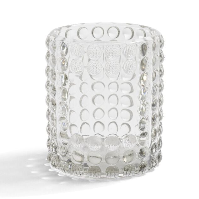 Bougeoir bubble gris &Oslash;7,8cm