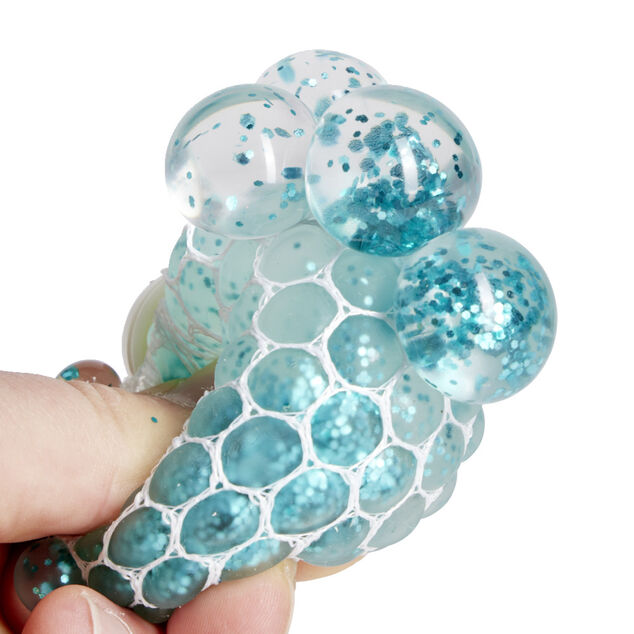 Balle anti-stress cervelle pailletes - 4 modèles