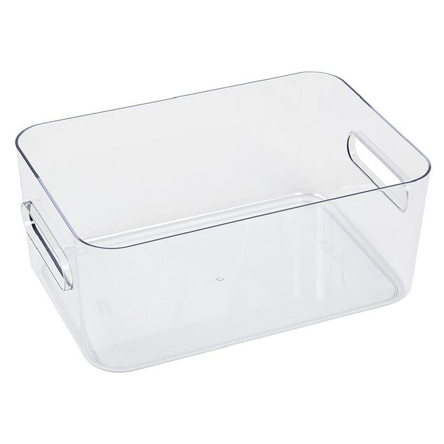 Bo&icirc;te de rangement en plastique transparent SmartStore Compact Clear M