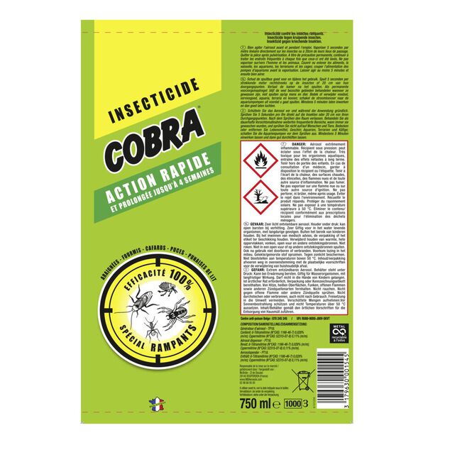 Insecticide rampant spray 750ml