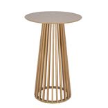 Table de bar Macao en bois Ø70xH105cm