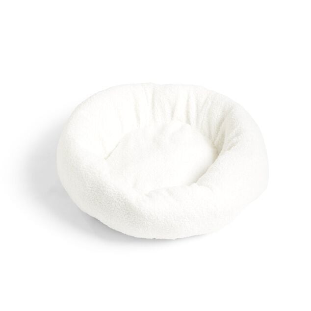 Panier animal couchage rond blanc &Oslash;55xH20cm
