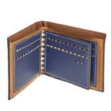 Portefeuille simili 9x11,5cm - 2 modèles marron ou noir