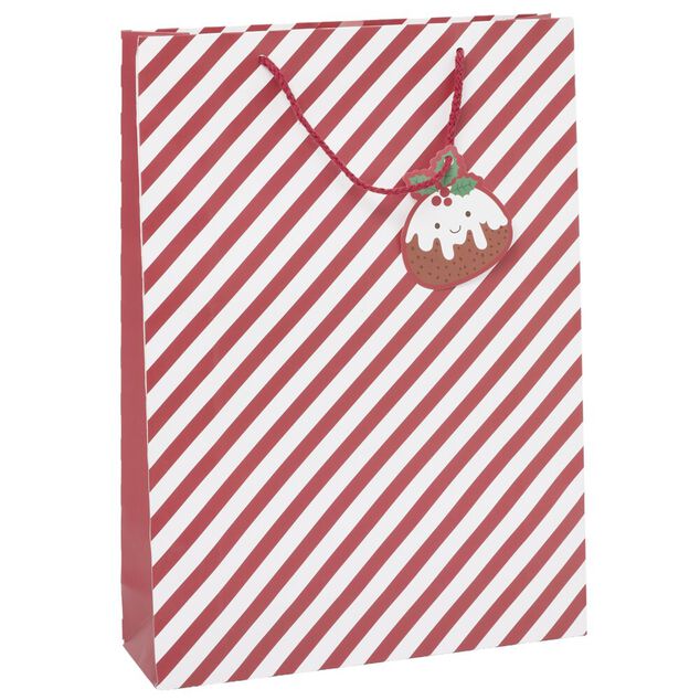 Sac cadeau de No&euml;l Candy grand mod&egrave;le H46cm (2 mod&egrave;les)