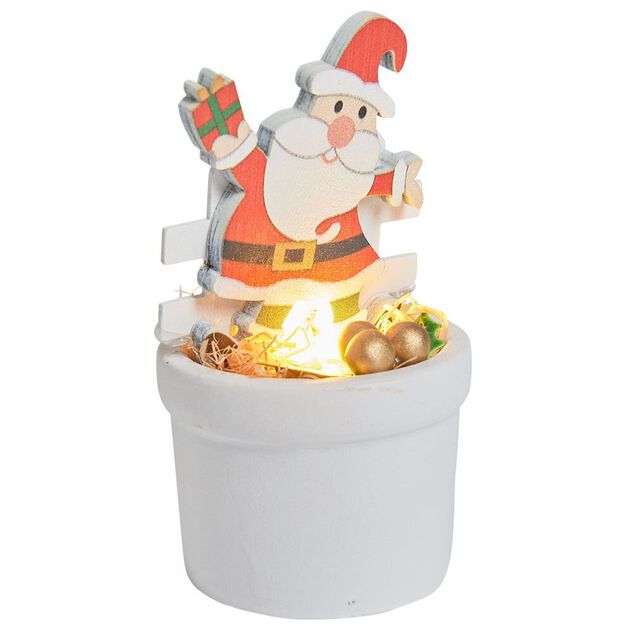 Figurine lumineuse dans pot - 4 mod&egrave;les