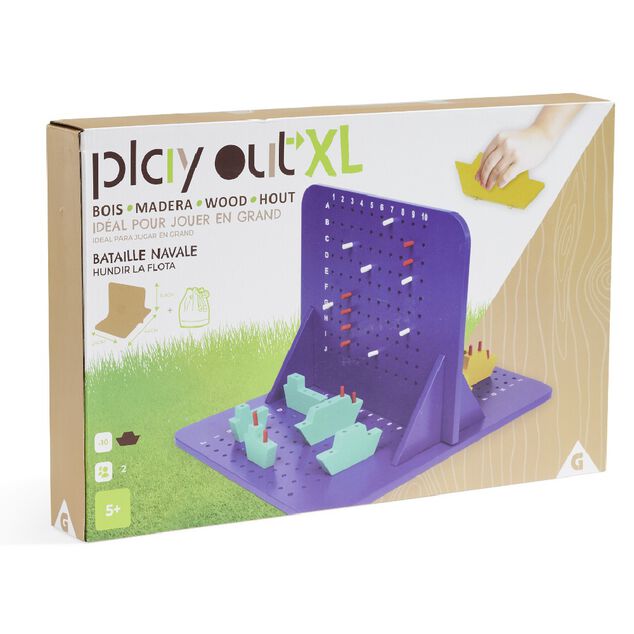 Bataille navale bois XL