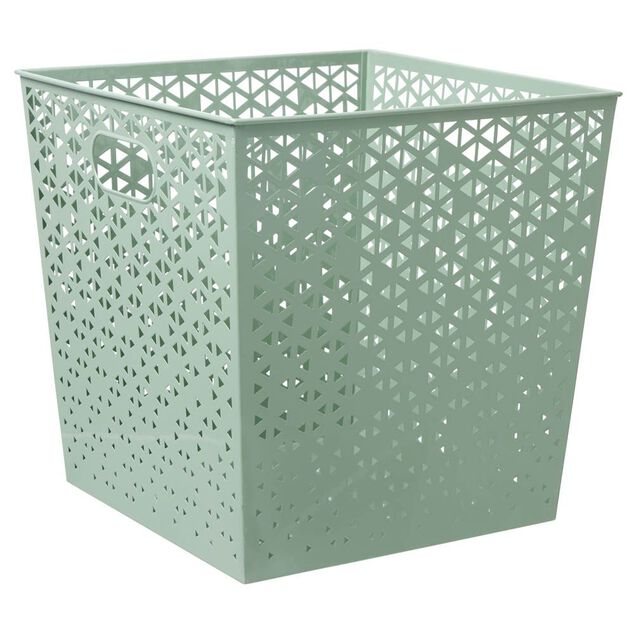 Panière Box Cube 30x30x30cm métal perforé (3 modèles)