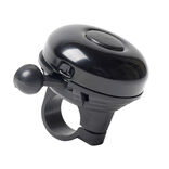 Sonnette de vélo en métal et plastique noir Ø4,5cm