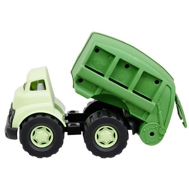 Camion &agrave; poubelle vert